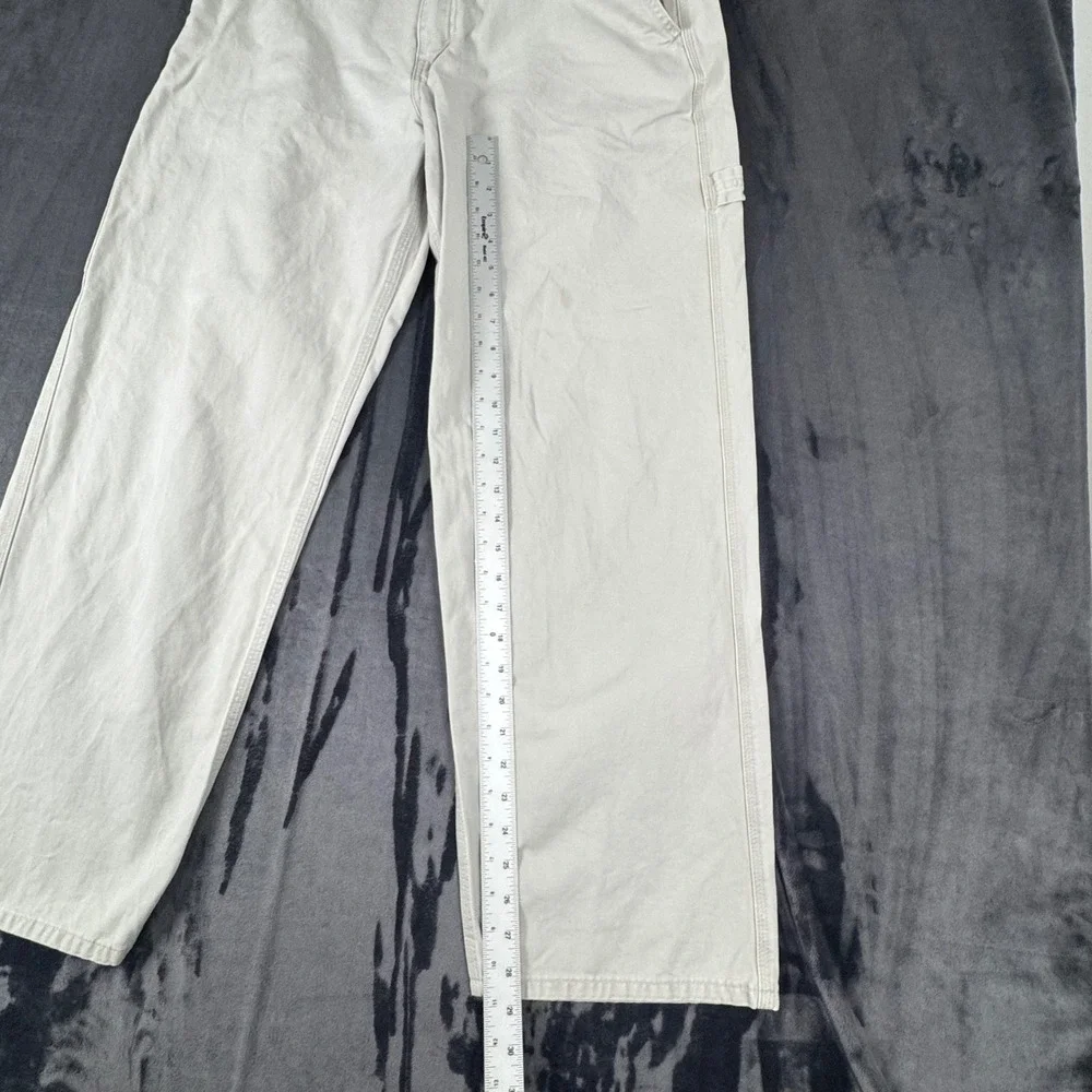 Levis Carpenter Pants Mens 34x32 Tan Utility Workwear Cotton Twill 3090